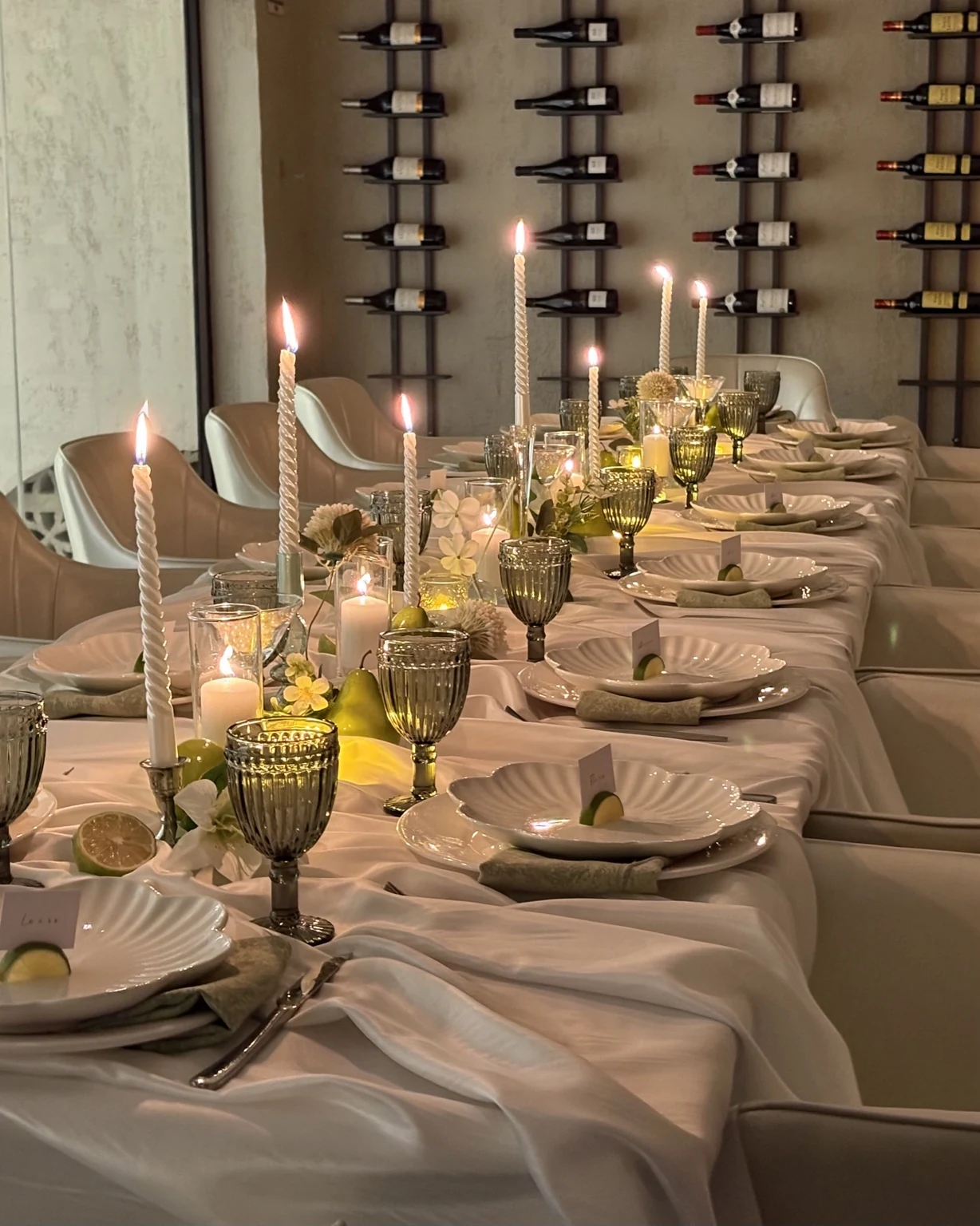 Helena’s Birthday — candlelit private dinner