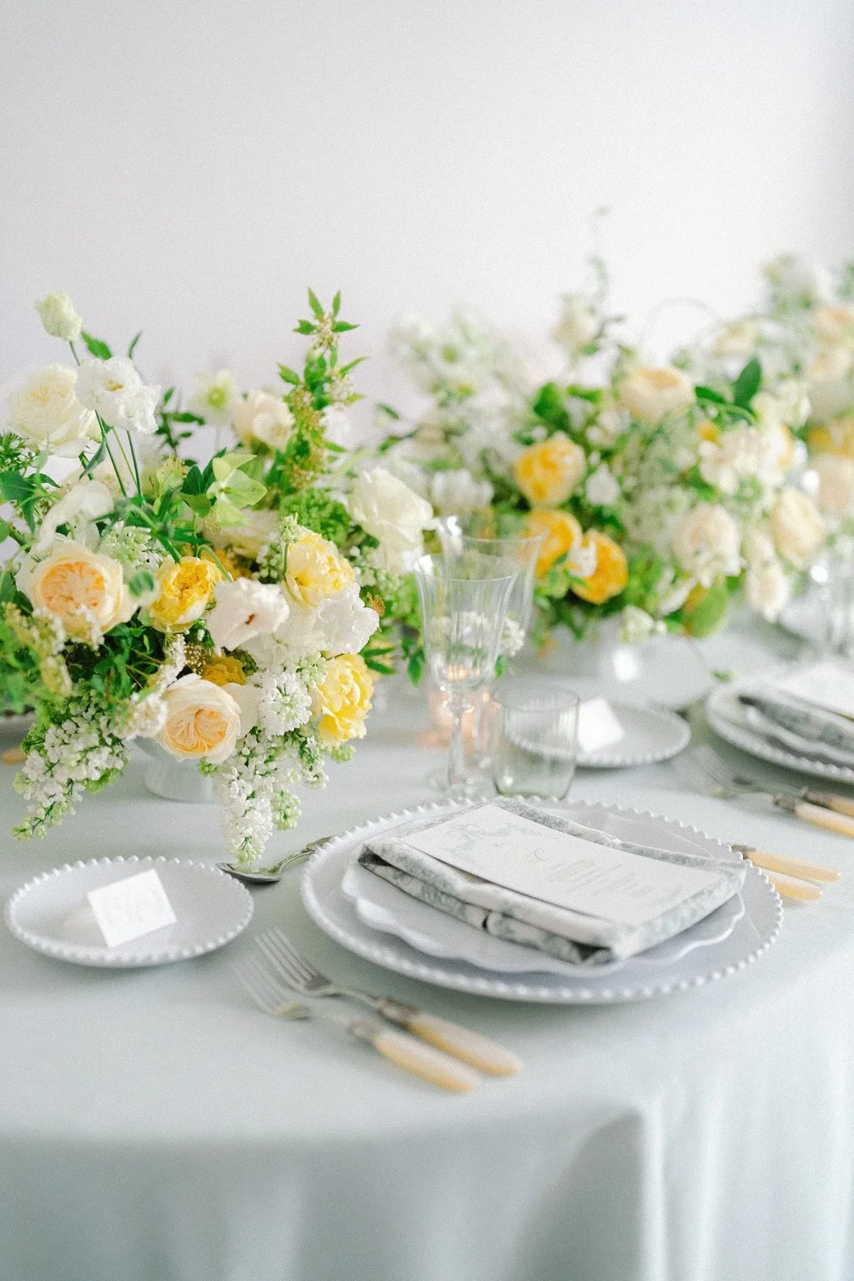 A Spring Wedding Lunch — wedding table and floral design, photograph 4